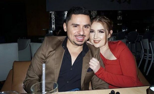 Larry Hernández con su pareja Kenia Ontiveros Foto: Instagram