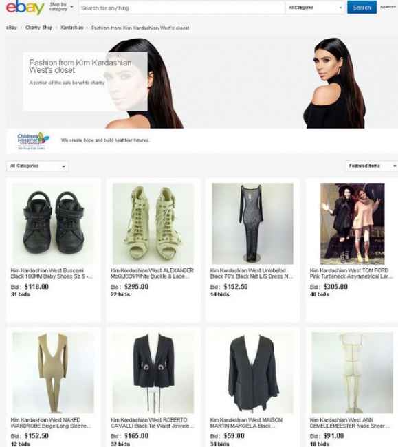 Kim Kardashian Subastará Parte De Su Guardarropa A Través De EBay ...