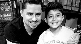 Larry Hernández discute con su hijo de 15 años