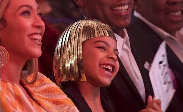Beyoncé y Blue Ivy en la subasta benéfica