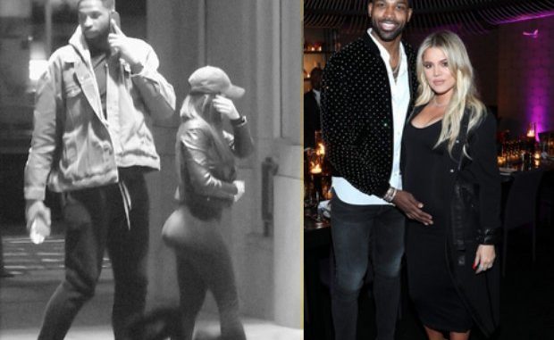 Tristan Thompson con Lani Blair y con Khloé Kardashian