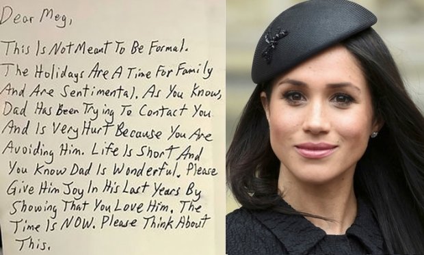 Hermana de Meghan Markle le envía una incómoda carta