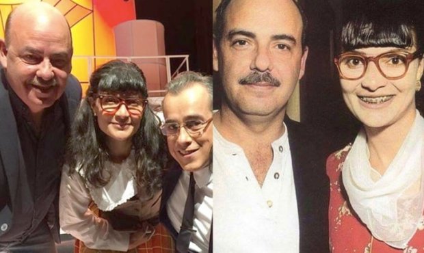 Fernando Gaytán, creador de "Yo soy Betty, la fea", con la actriz Ana María Orozco