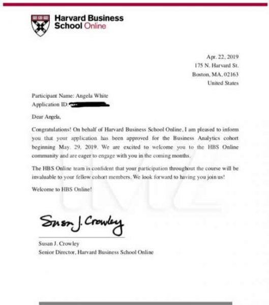 Blac Chyna presentó una carta de aceptación falsa de Harvard