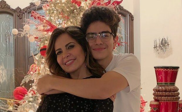 Gloria Trevi y su hijo Ángel Gabriel