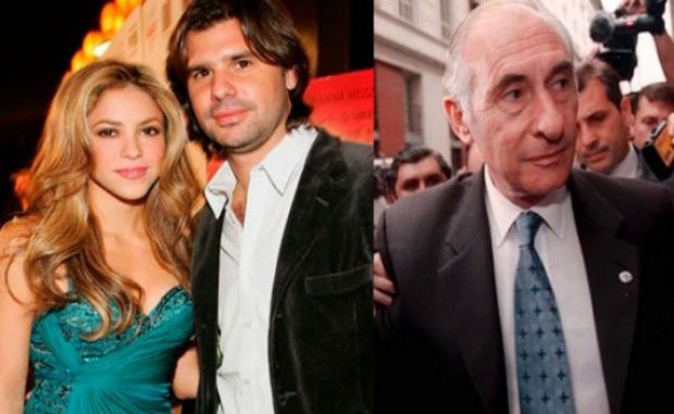 Shakira con su ex Antonio de la Rúa