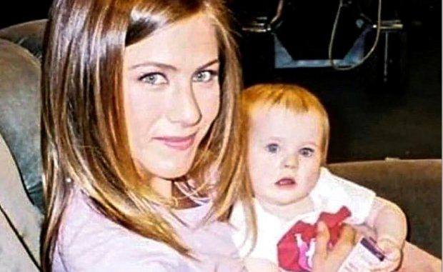 Jennifer Aniston y su bebé Emma
