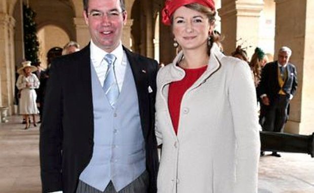 Príncipe Guillaume y la Princesa Stephanie