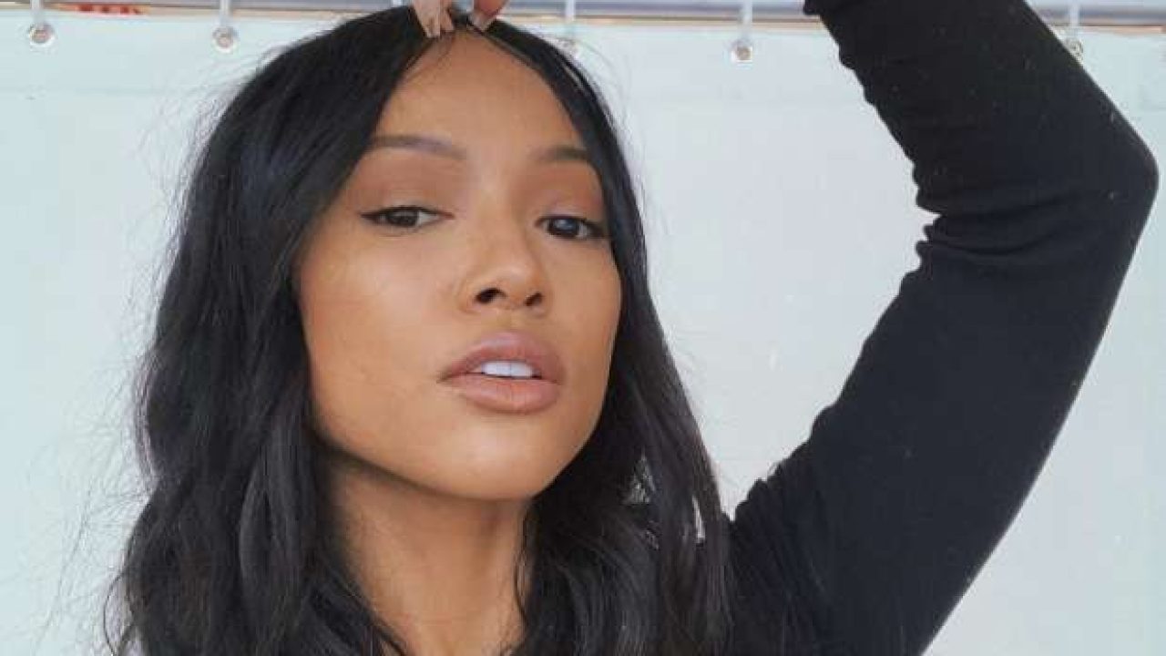 karrueche tran sin maquillaje