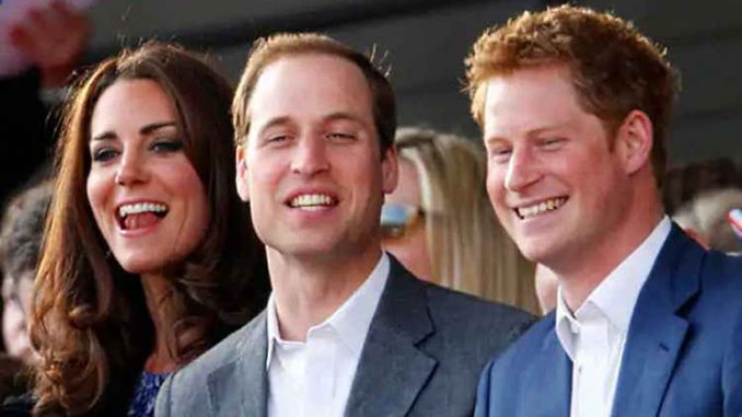 Kate Middleton, Príncipe William, Príncipe Harry