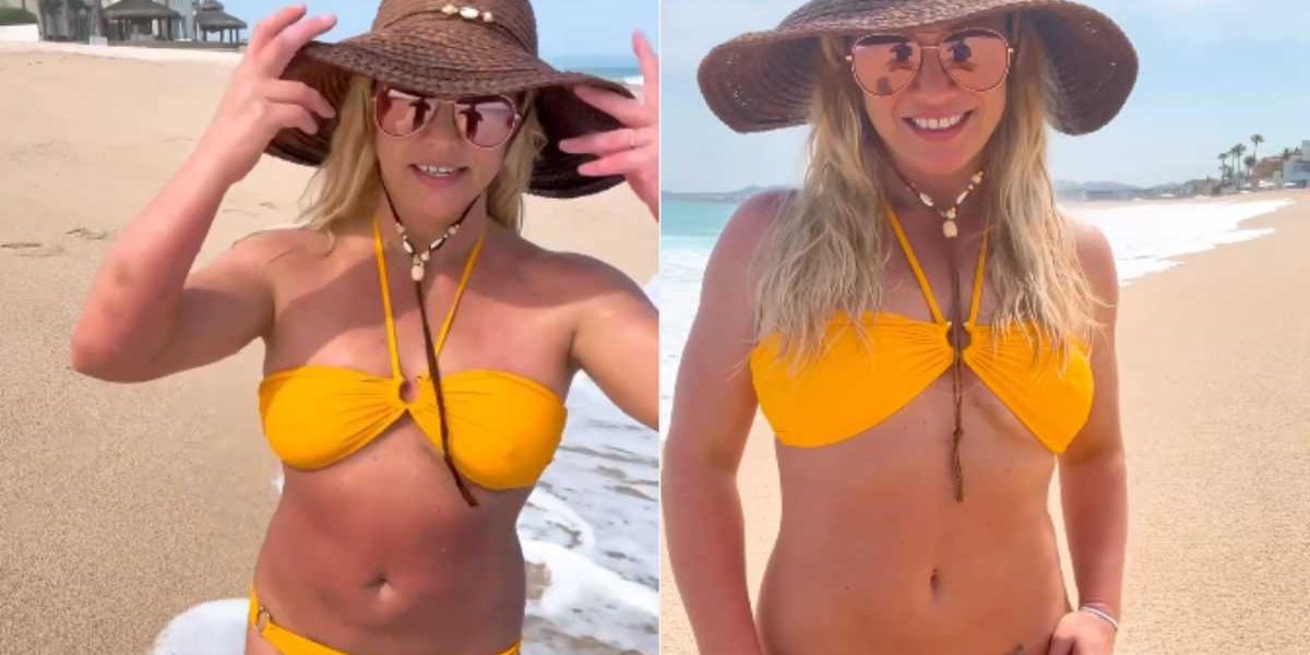 Britney Spears em playa de Los Cabos, México