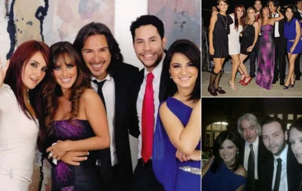 Integrantes De RBD Y El Productor Pedro Damián