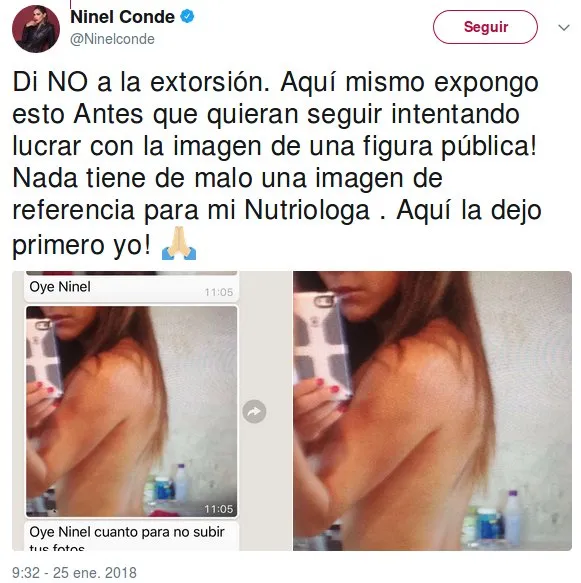 Ninel Conde Fotos íntimas