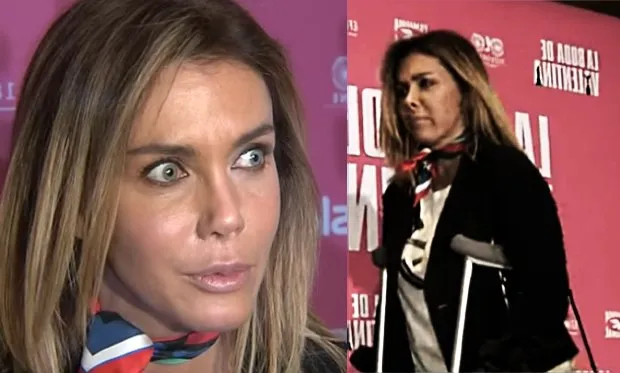 Sabine Moussier Usa Muletas Por Lesión En La Cadera