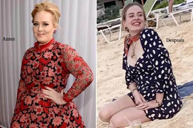 Adele Antes Y Después De La Pérdida De Peso