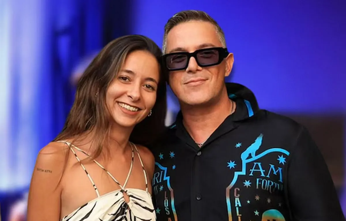 Ivet Playá con Alejandro Sanz