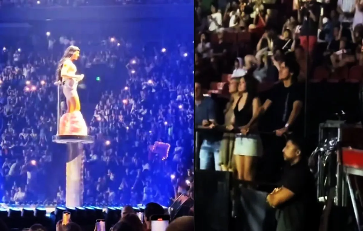 Justin Trudeau en show de Katy Perry
