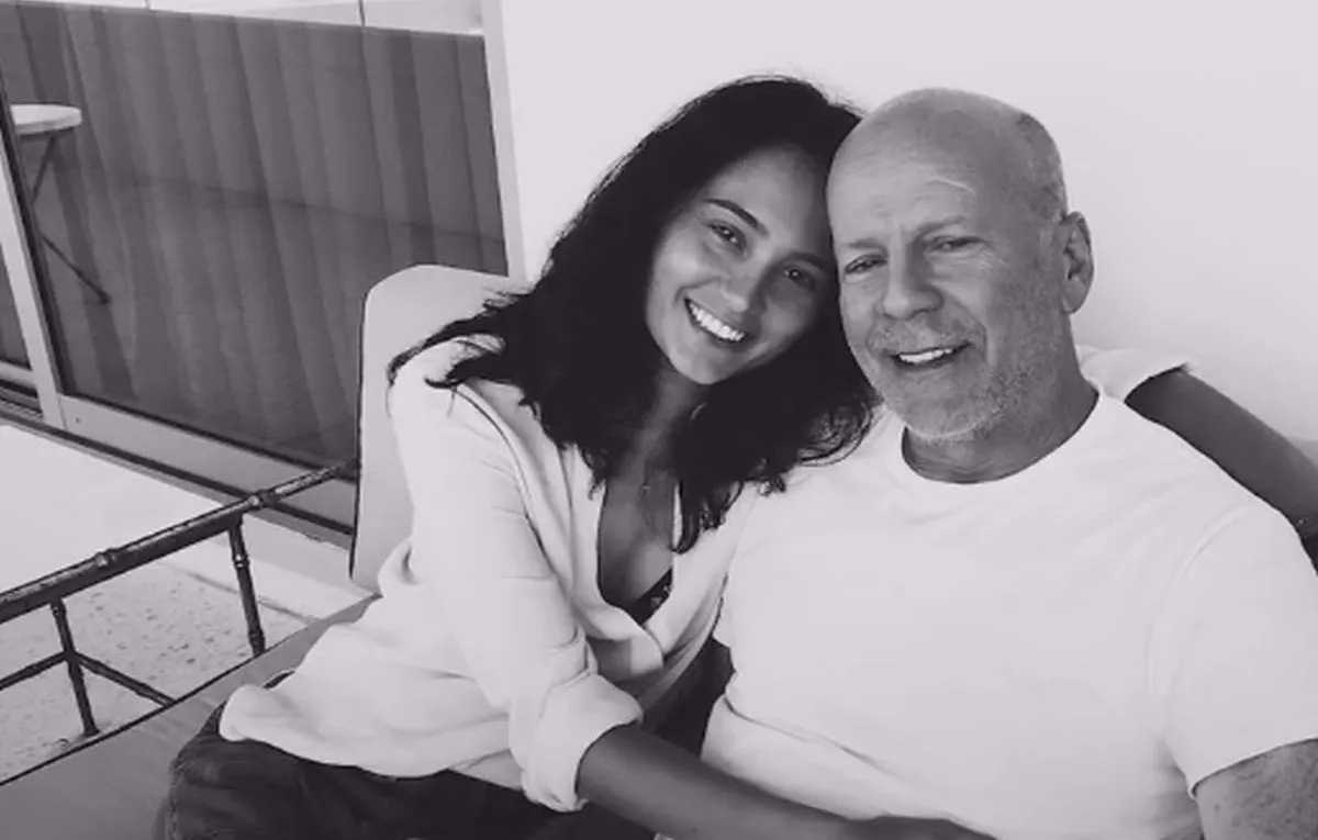 Emma y Bruce Willis