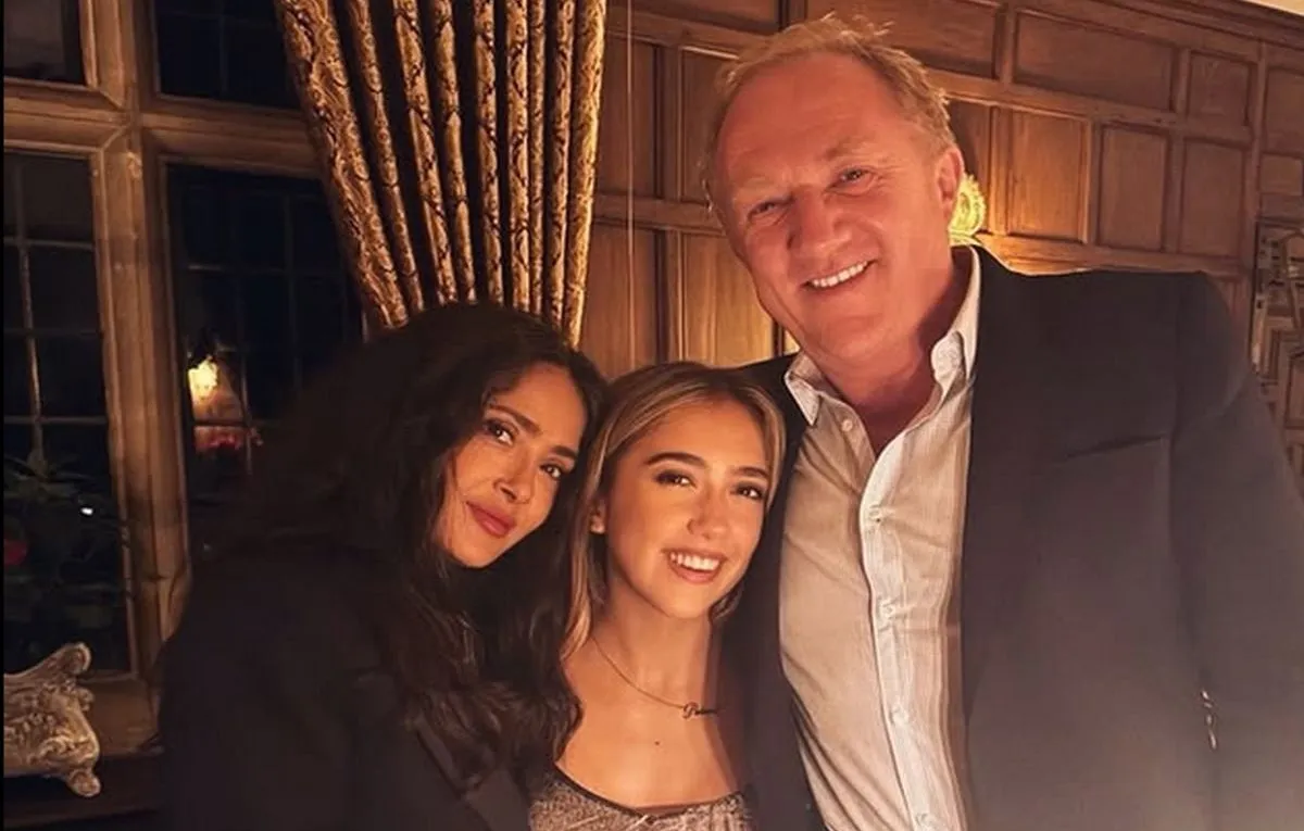 Salma Hayek, Valentina y Françoi-Henri Pinault