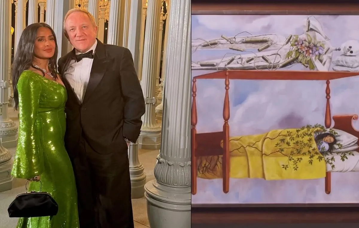 Salma Hayek, François-Henri Pinault - El sueño, Frida Khalo