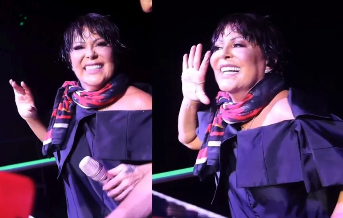 Ale Guzmán en el escenario